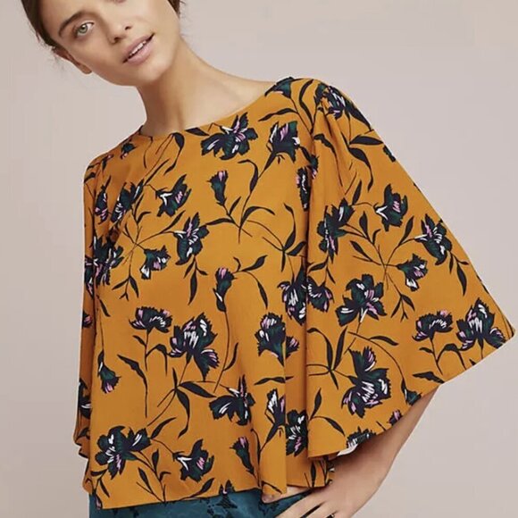 NWT Anthropologie Tia Printed Blouse by Isla Maude​ - Picture 4 of 7